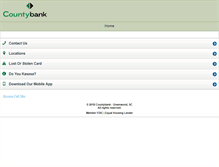 Tablet Screenshot of ecountybank.com